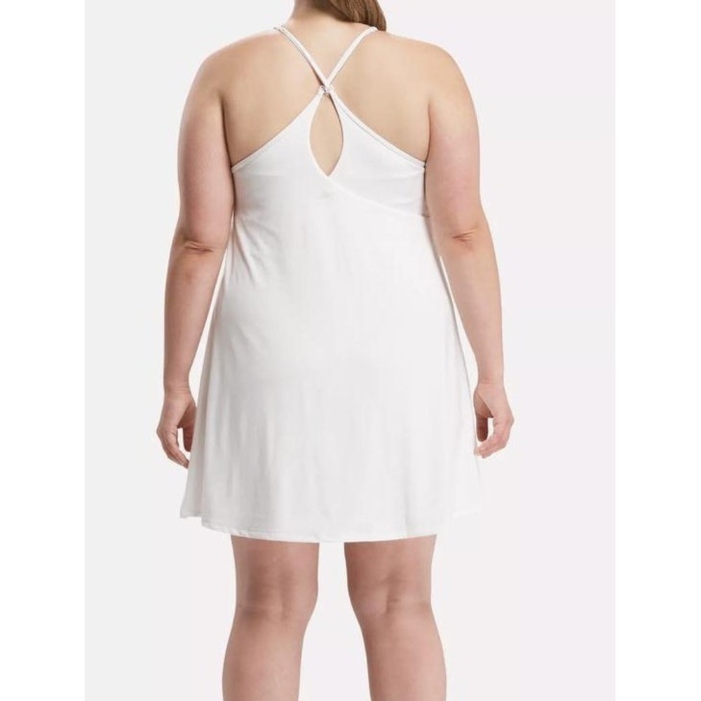 Reebok Women's Plus Size Workout Lux Strappy Dress - Chalk - 3X (22W/24W) - $75 - Picture 2 of 3